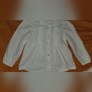 Wonder Nation White Button-Down Shirt for Kids